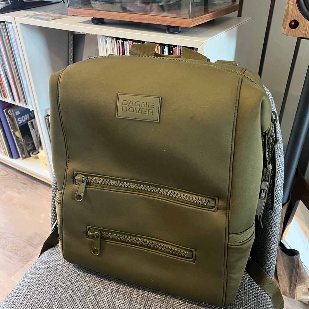 Dagne Dover Diaper Bag | Deep Moss | Like New